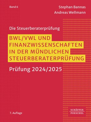 cover image of BWL, VWL und Finanzwissenschaften in der mündlichen Steuerberaterprüfung